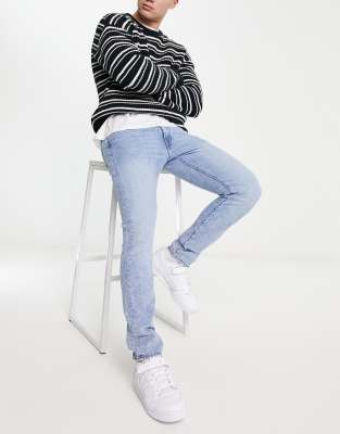 Levi's 510 skinny jeans in light wash blue