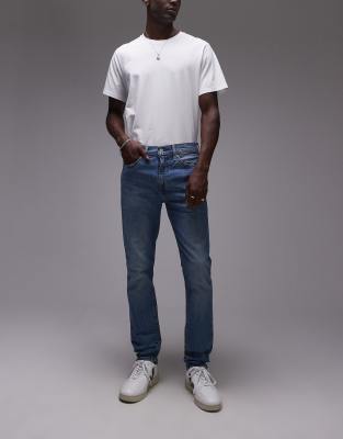 Levi's 510 skinny jeans in mid wash blue - ASOS Price Checker