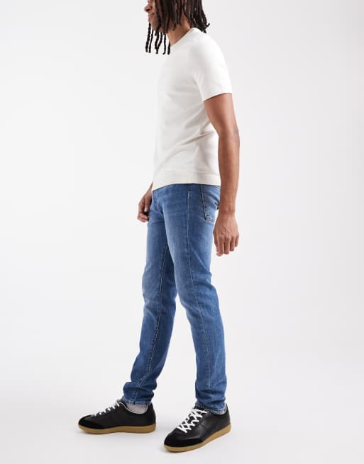 Levi's - 510 - Skinny jeans in midden blauwe wassing , 3 van 5