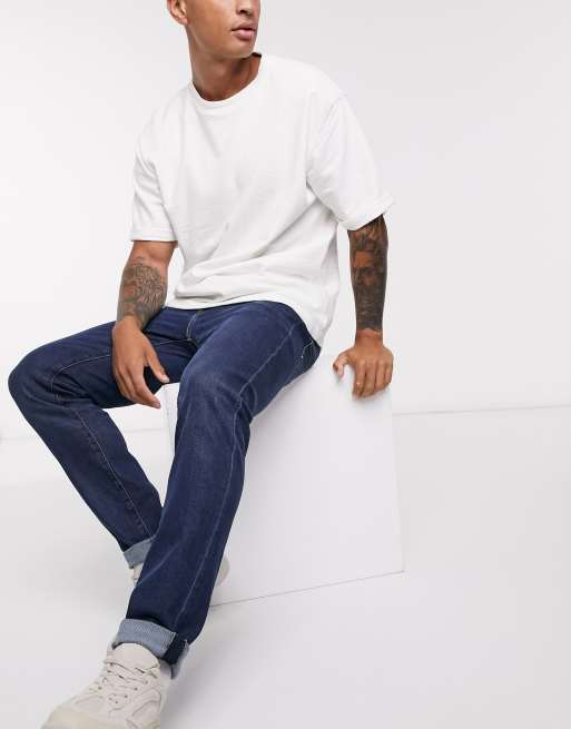 Levi's – 511 – Ciemnoniebieskie dopasowane jeansy