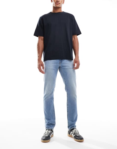 Levi's - 511 - Jean slim léger - Bleu clair vintage délavé - view 1