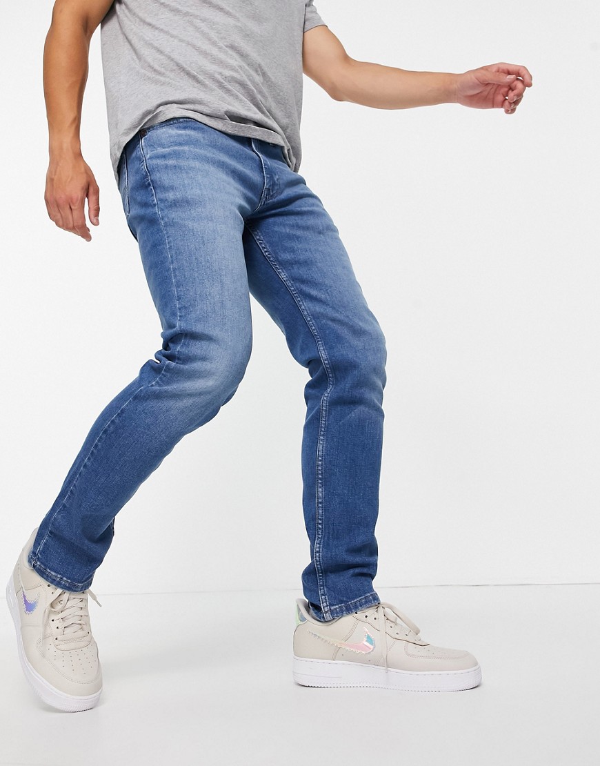 Image of Levi's - 511 - Jeans slim elasticizzati lavaggio begonia overt adv mid-Blu