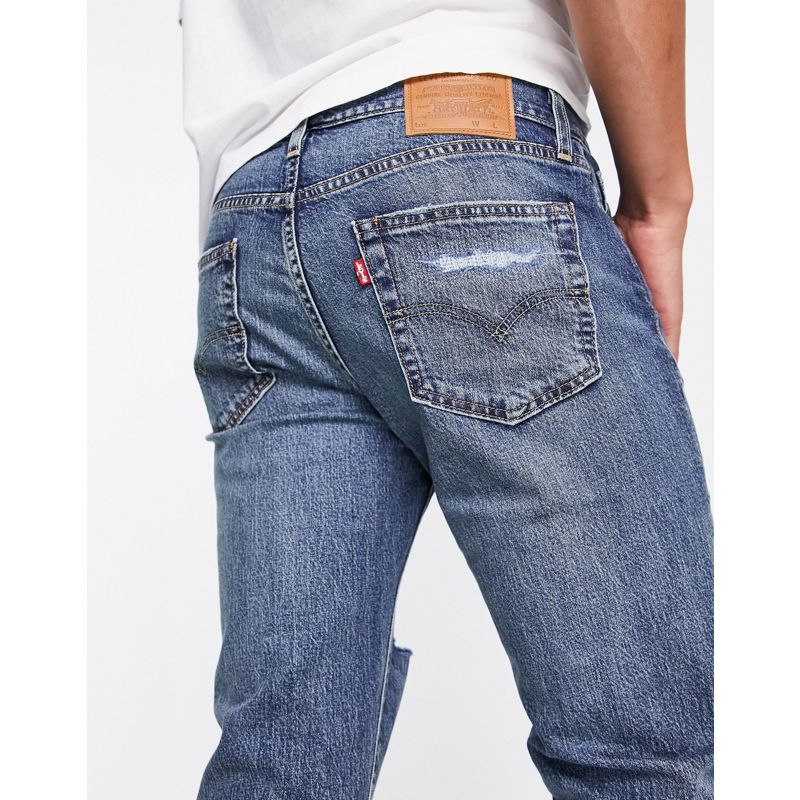 Jeans slim Qzz16 Levi's - 511 - Jeans slim lavaggio blu con abrasioni