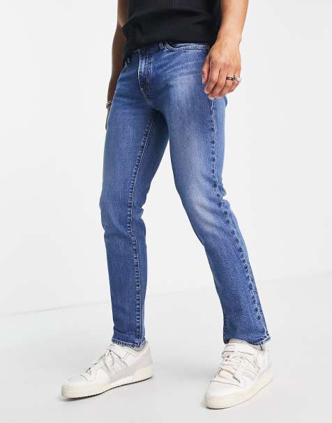 Levi's – 511 – Mellanblå, smala jeans - view 1