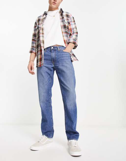 Levi's – 511 – Niebieskie dopasowane jeansy
