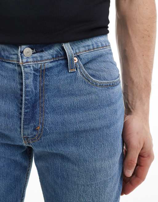 Levi s 511 Performance Cool Slim Fit Denim Jeans in Mittelblau ASOS