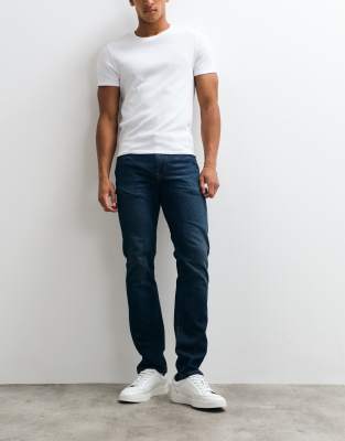 Schmale Jeans in Blau Blau W32 L36
