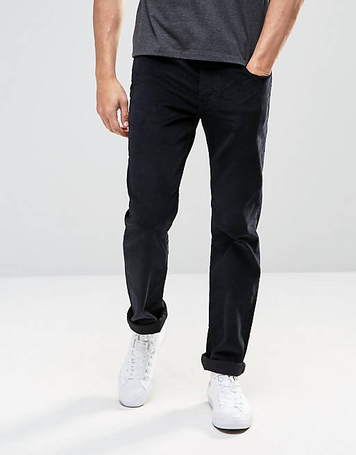Levi's 511 Slim Cord Trousers Black 5 Pocket | ASOS