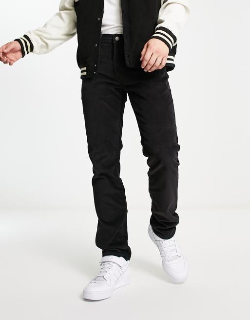 Levi's 511 slim corduroy pants in black | ASOS