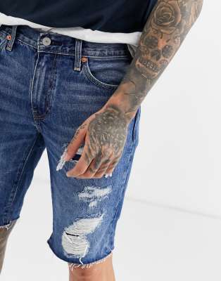 levi's 511 distressed slim jeans