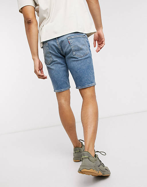 Levi's 511 slim fit hemmed denim shorts in baguette mid wash | ASOS