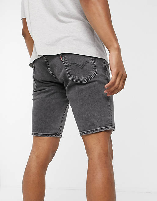 Levi's 511 slim fit hemmed denim shorts in focaccia grey wash | ASOS