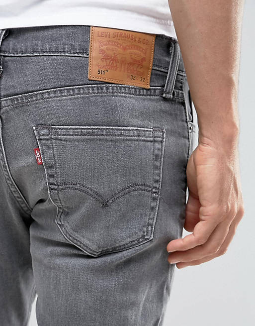 matchmaker regisseur parachute Levis - 511 - Slim-fit jeans in Berry Hill grijs | ASOS