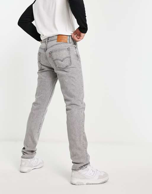 Grey levi 511 clearance jeans