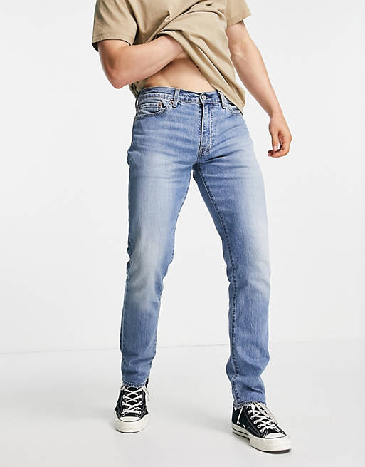 Levi's 511 slim fit jeans in light wash blue