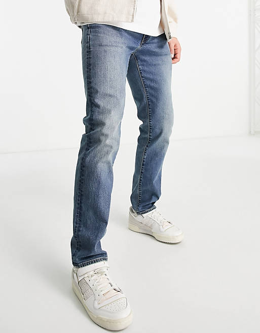 Levi's - 511 - Slim-fit jeans in middenblauw