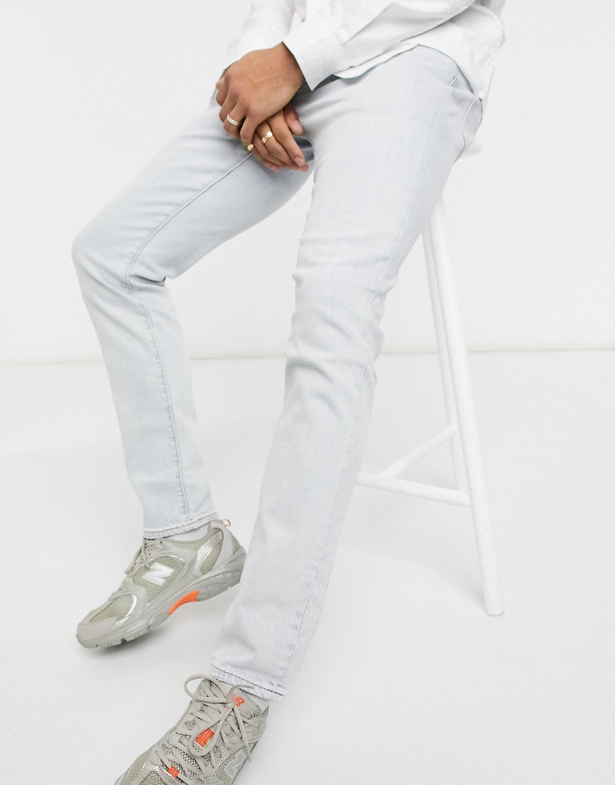 Levi's - 511 - Slim-fit jeans in super gebleekte lichte wassing-Blauw