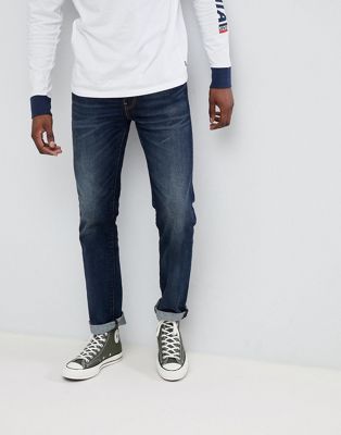Levi's 511 slim fit low rise jeans dark 