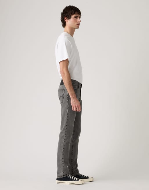Levi's 511 slim jeans in dark grey, 4 of 4