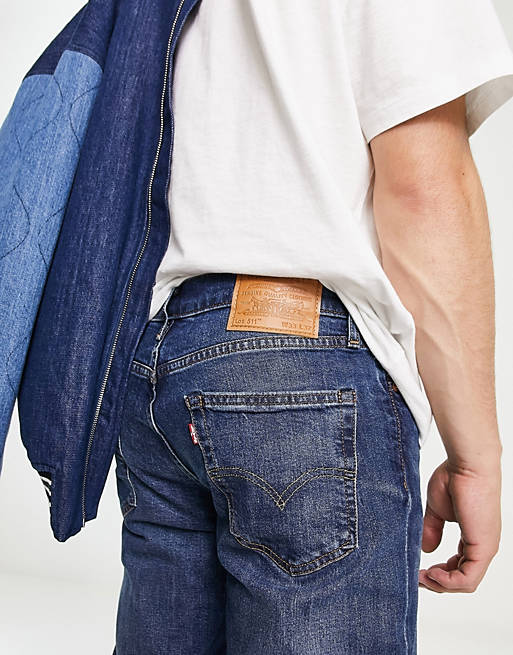 kloon vleet Vervoer Levi's 511 slim jeans in dark wash blue | ASOS