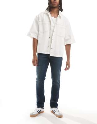 Levi's 511 slim jeans in dark wash-Navy