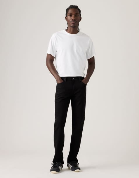 Levi's 511 slim sta-dark jeans in black - view 1