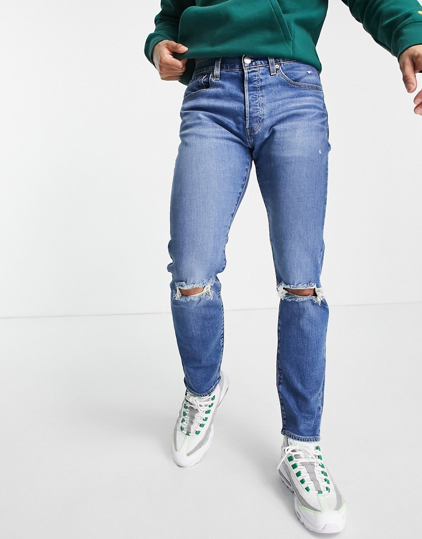 Levi's 511 slim tapered ironwood jeans-Blues