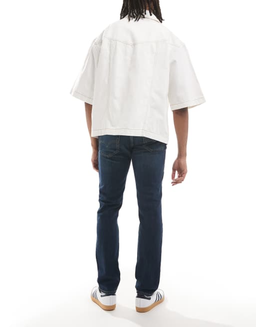 Levi's - 511 - Smalle jeans in donkere wassing , 3 van 5