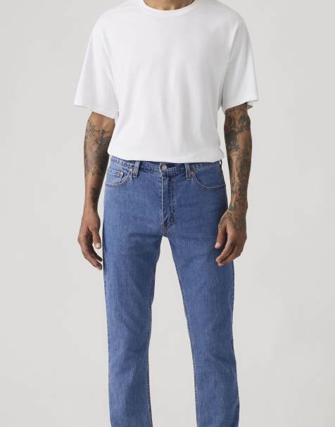 Levi's - 511 - Smalle jeans in middenblauwe wassing - view 1