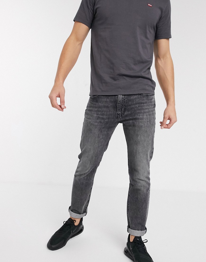 Levi's 511 – Svarta slim jeans-Grå