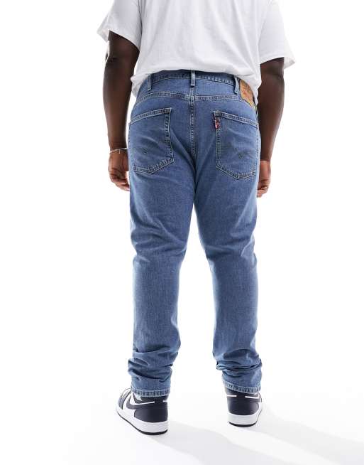 Levi s 512 Big Tall slim taper jeans in mid blue wash ASOS