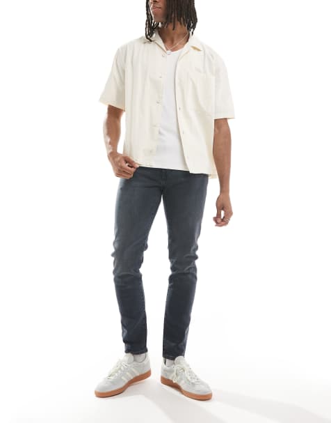 Levi's – 512 – Dopasowane jeansy ze zwężanymi nogawkami w kolorze spranej czerni - view 1