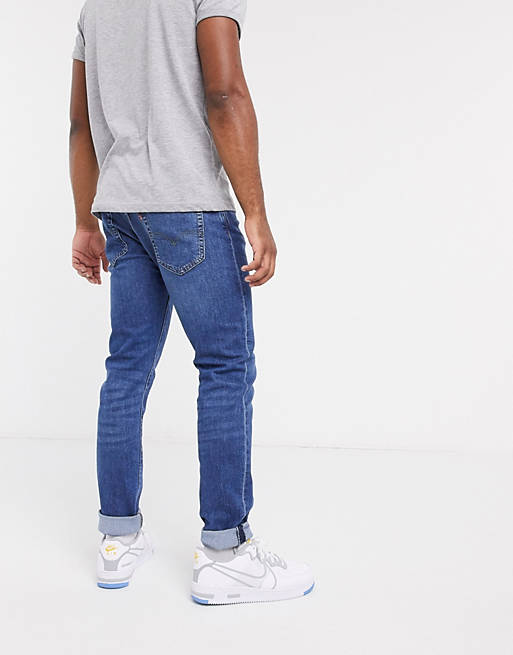 Levi's 512 Flex Tencel slim tapered fit jeans in folsom blues advanced mid  wash | ASOS
