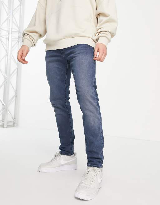 Levi's – 512 – Granatowe jeansy o dopasowanym kroju ze zwężanymi nogawkami