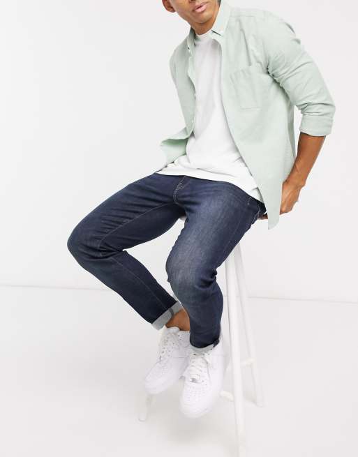 Levi's 512 – Headed South – Ciemnoniebieskie zwężane jeansy z denimu o dopasowanym kroju