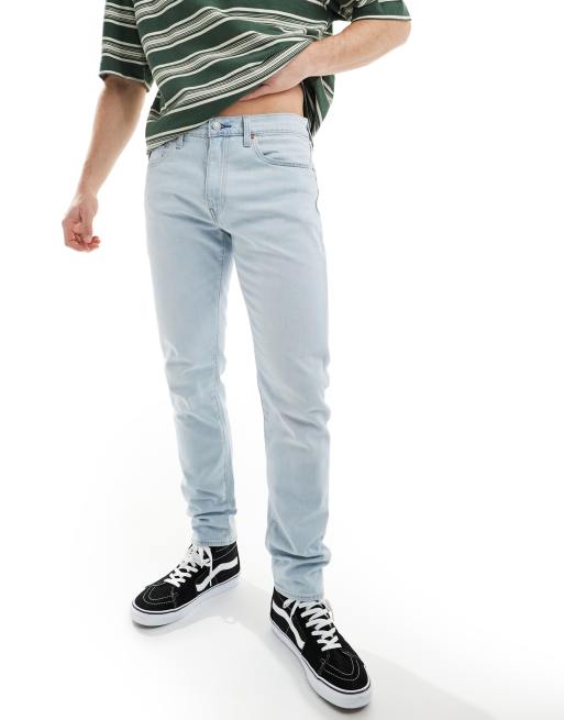 Levi's – 512 – Jasnoniebieskie dopasowane jeansy ze zwężanymi nogawkami, 4 z 5