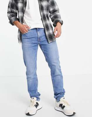 Levi's – 512 – Jasnoniebieskie dopasowane jeansy ze zwężanymi nogawkami