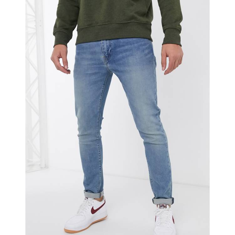 Levi's 512 Jean slim coupe ajustée à délavage moyen Pelican