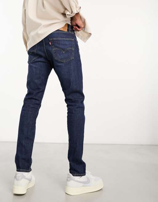Levi's - 512 - Jean slim fuselé - Bleu marine foncé délavé, 3 de 4