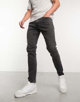 Levi's 512 slim taper jeans in black wash - ASOS Price Checker