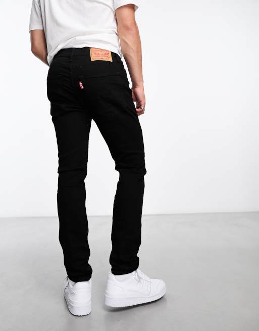 Levi s 512 Jeans slim affusolati neri ASOS