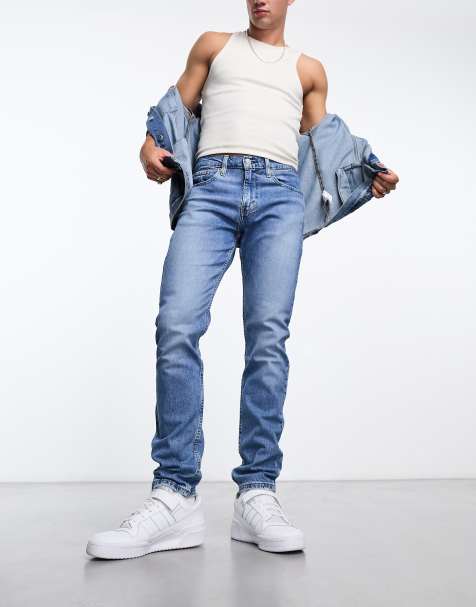 Levi's – 512 – Ljusblå avsmalnande jeans i smal passform - view 1