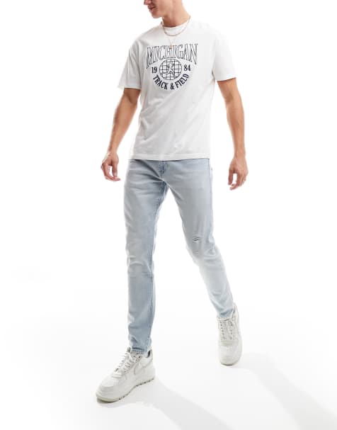 Levi's – 512 – Ljusblå avsmalnande jeans i smal passform - view 1