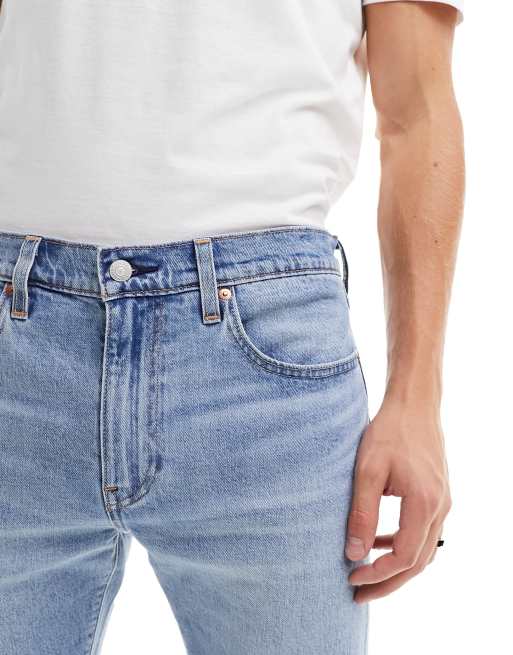 Levi's 512 – Ljusblå, avsmalnande jeans med smal passform och tvättad finish, 4 av 5