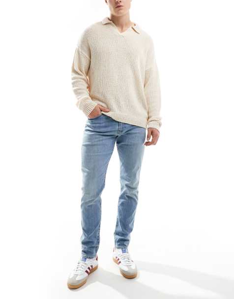 Levi's – 512 – Ljusblå, smala, avsmalnande jeans - view 1