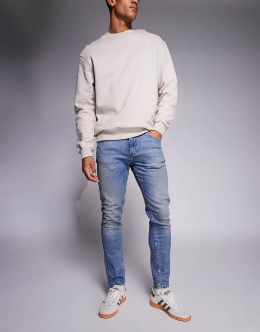 Levi's – 512 – Ljusblå, smala, avsmalnande jeans