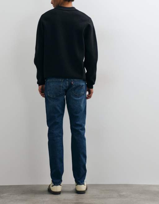 Levi's 512 – Mellanblå, tvättade, avsmalnande jeans i slim fit , 2 av 5