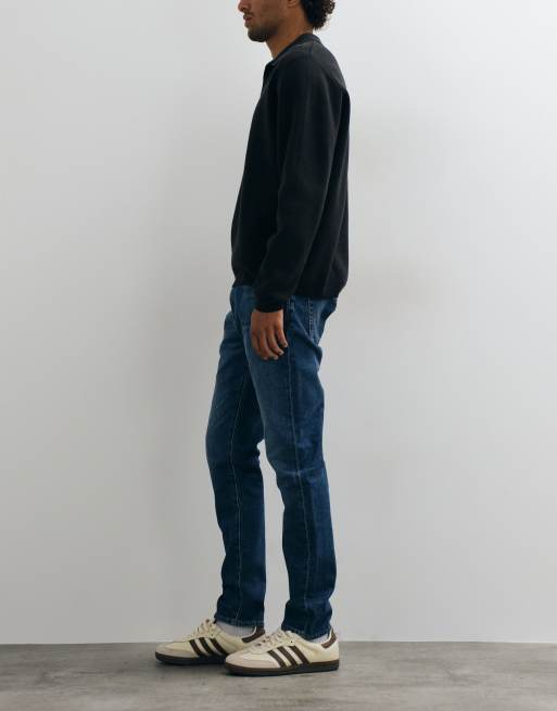 Levi's 512 – Mellanblå, tvättade, avsmalnande jeans i slim fit , 3 av 5