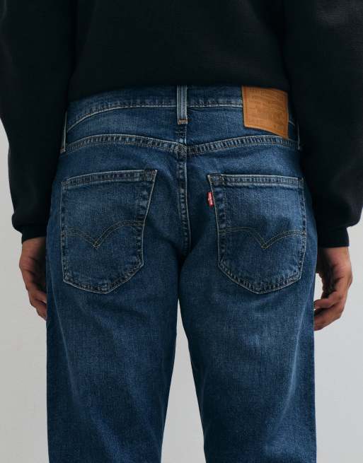 Levi's 512 – Mellanblå, tvättade, avsmalnande jeans i slim fit , 4 av 5