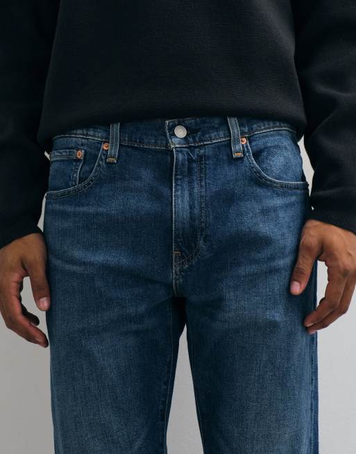 Levi's 512 – Mellanblå, tvättade, avsmalnande jeans i slim fit , 5 av 5